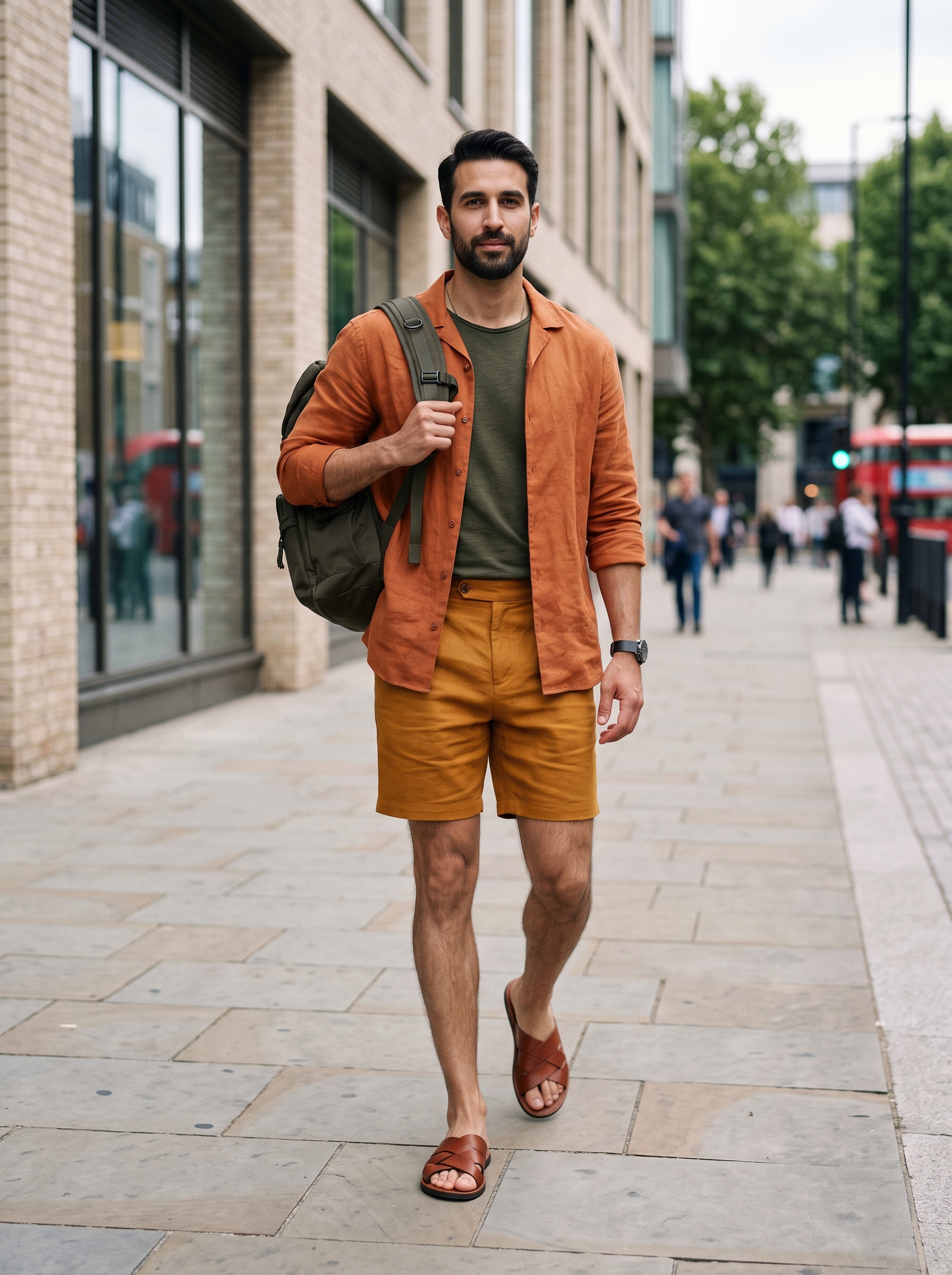 London, UK Gender-Neutral / Unisex Techwear Ensemble - August 2026