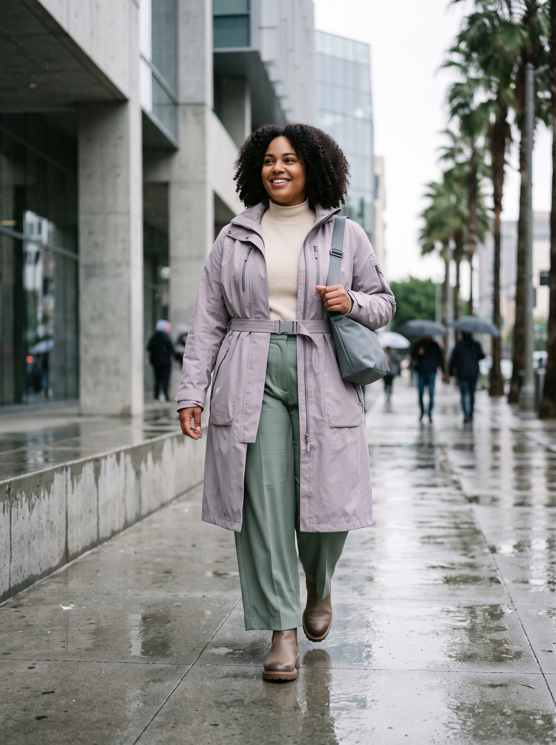 Los Angeles, USA Gender-Neutral / Unisex Techwear Ensemble - August 2026