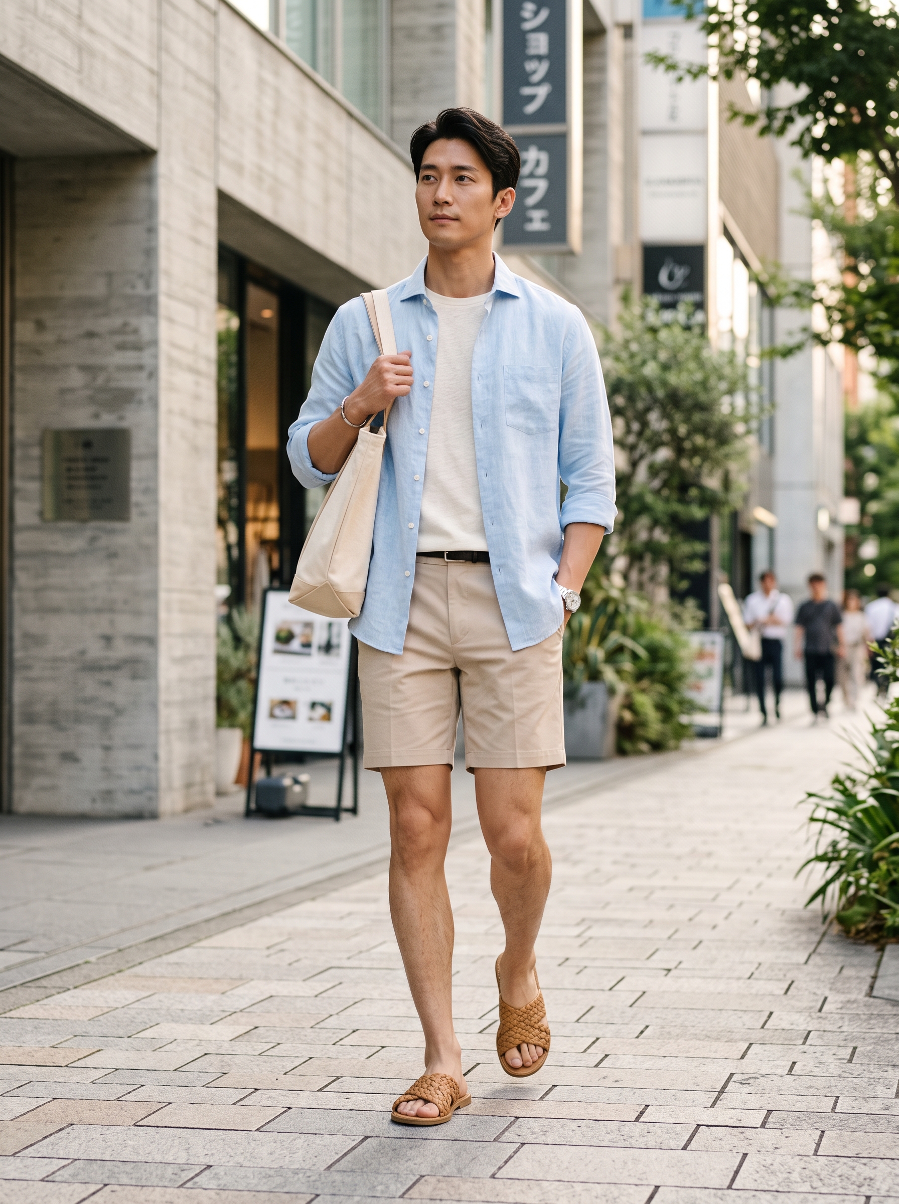Tokyo, Japan Menswear Minimalist Ensemble - August 2026